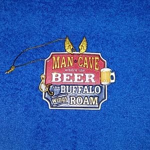Man cave Christmas ornament